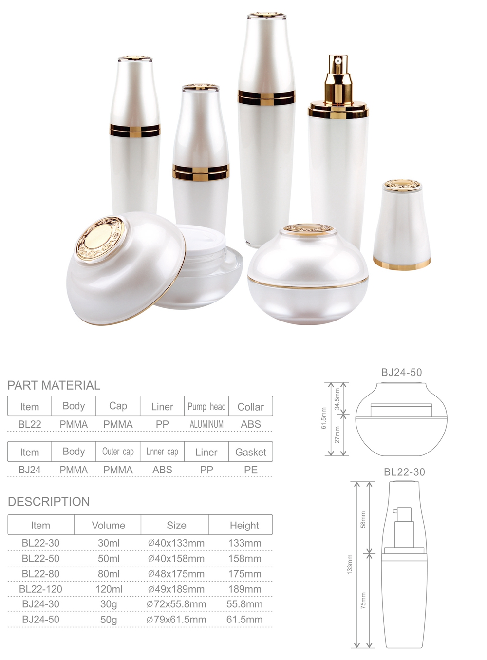 Cosmetic bottle Cosmetic bottle