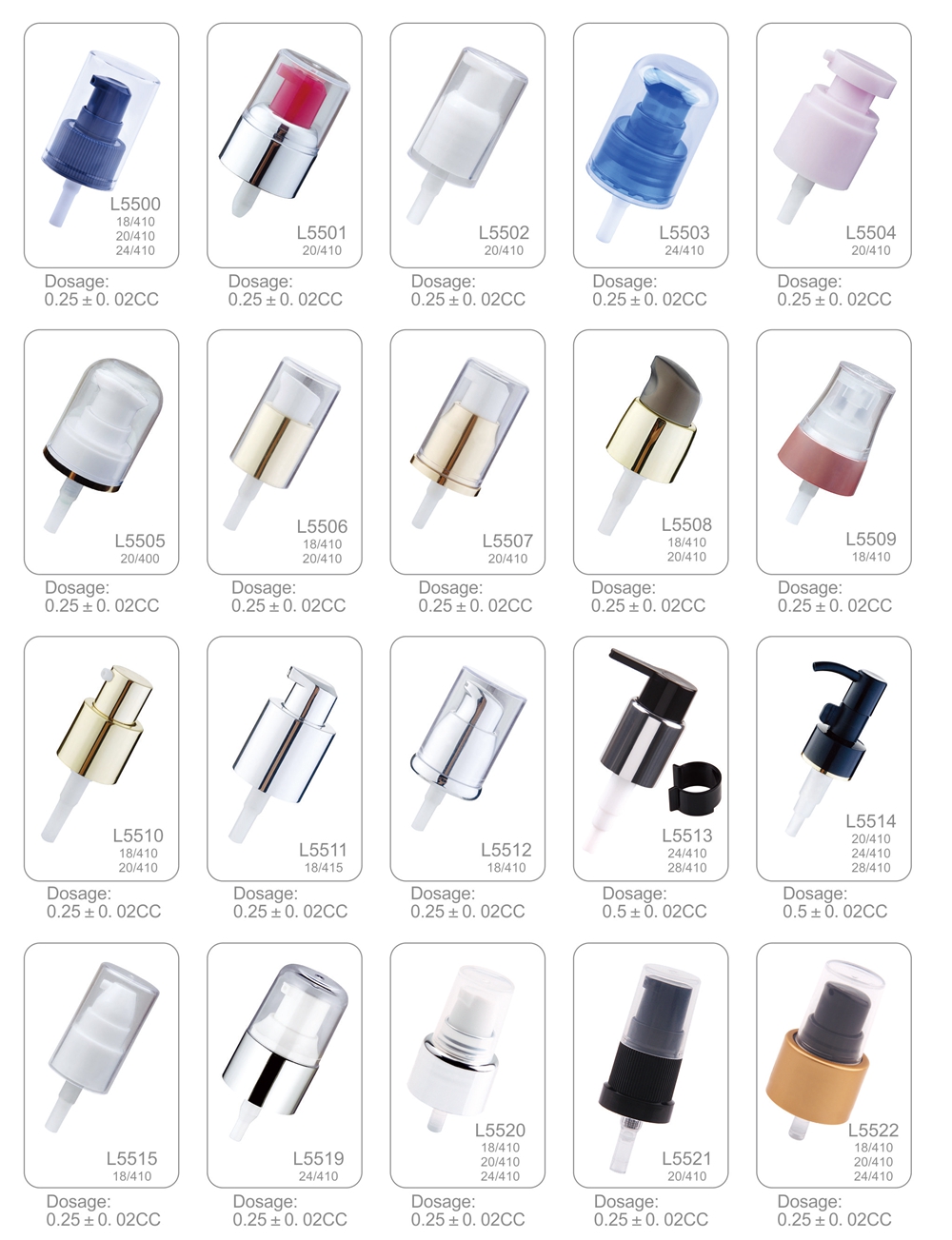 Cream pump Cream pump