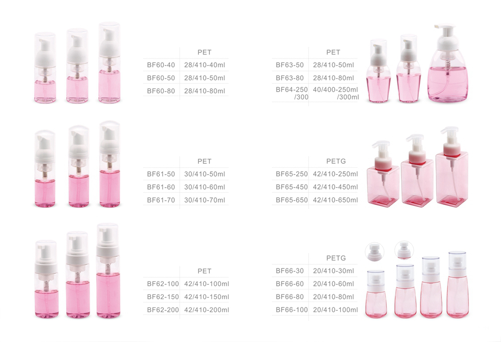 Foam pump bottle Foam pump bottle