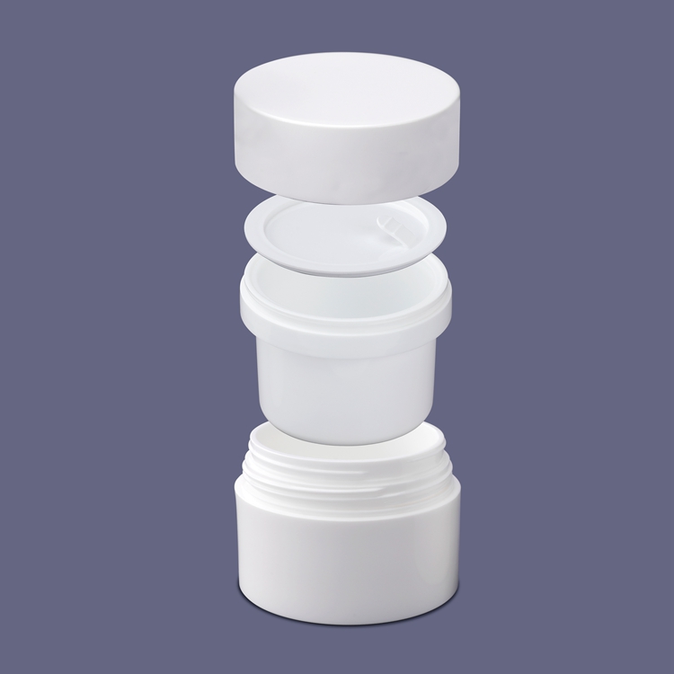 double layer cream jars double layer cream jars