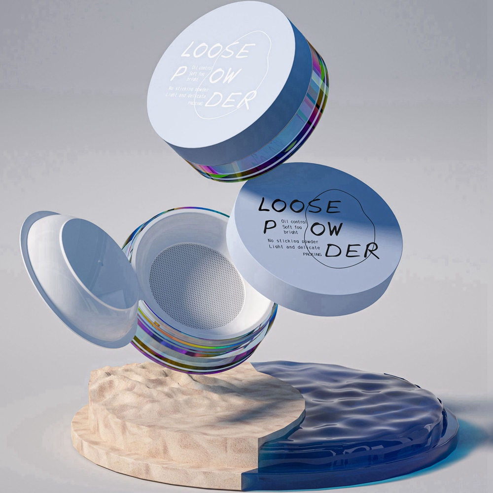 loose powder case container emphty loose powder case