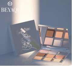 silver powder compact silver eyeshadow plate