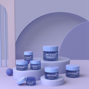 Custom Cosmetic Glass Plastic Factory 15g 30g refillable jar cosmetic High Quality Cosmetic Jars