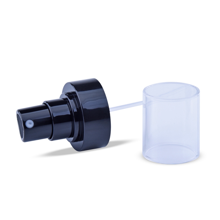 Manufacturer 24mm Black Cosmetic Press Liquid Foundation Pump Plastic Treatment Pump,20/410 Treatment Pump Black