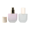 Cosmetics Serum Colorful Empty Glass 30ml High Quality Square Foundation Bottle Glass Bottle
