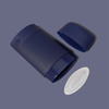 50g Pp Oval Shape Plastic Gel Empty Deodorant Stick Container,plastic Black Cosmetic Deodorant Tube Stick Containers