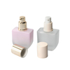 Cosmetics Serum Colorful Empty Glass 30ml High Quality Square Foundation Bottle Glass Bottle