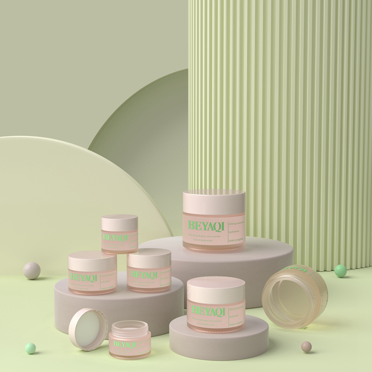 Wholesale Cosmetic 5g 10g 15g 20g Frosted Glass Cream Jar Cosmetics Cream Jar Glass Cream Jar