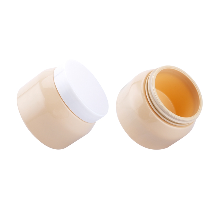 Empty Cosmetic Eye Cream Container Luxury PET 100ml Cream Jar with Lid Cosmetic Containers