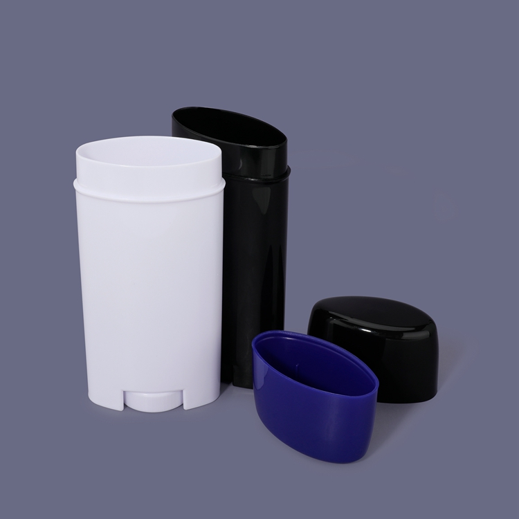 Personal Manufacturer Wholesale 65g 75g Plastic Deodorant Bottle,Deodorant Stick Bottle,White Cosmetic Deodorant Bottle