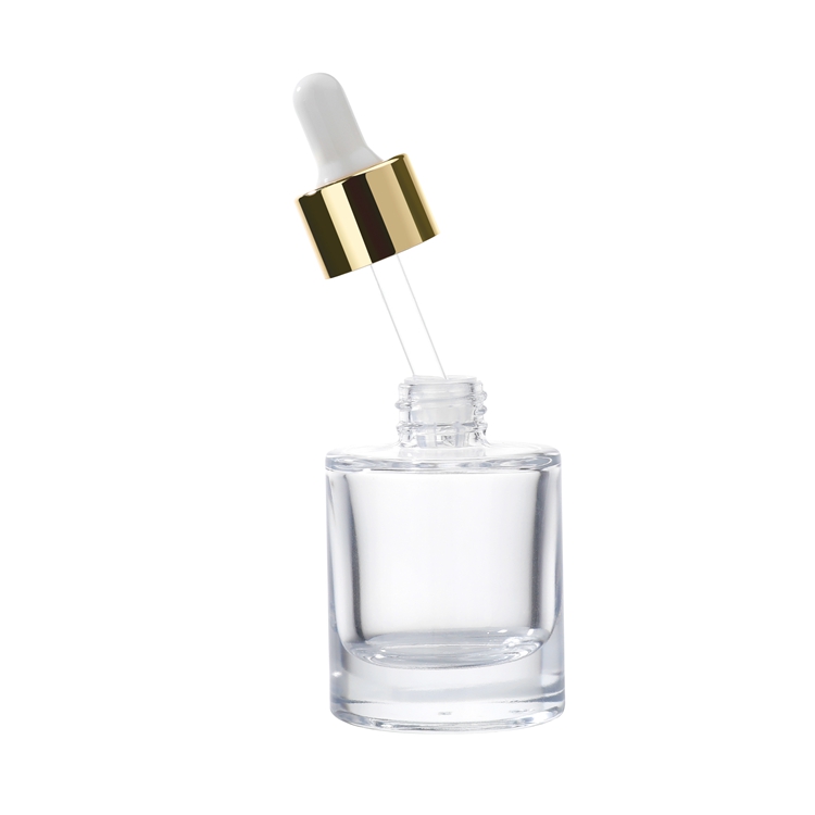 Custom Cosmetic Packaging 30ml Clear Color Luxury Essential Oil Glass Serum Dropper Bottle,Essential Oil Bottle