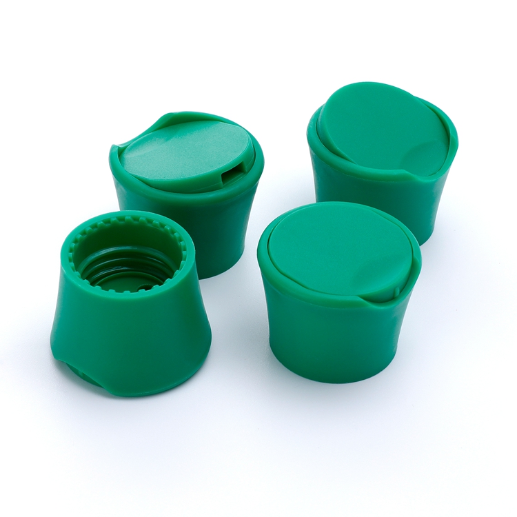 Wholesale Press Cap 32mm,Custom Color 24mm 32mm Press Plastic Flip Top Disc Top Cap for Shampoo Bottle