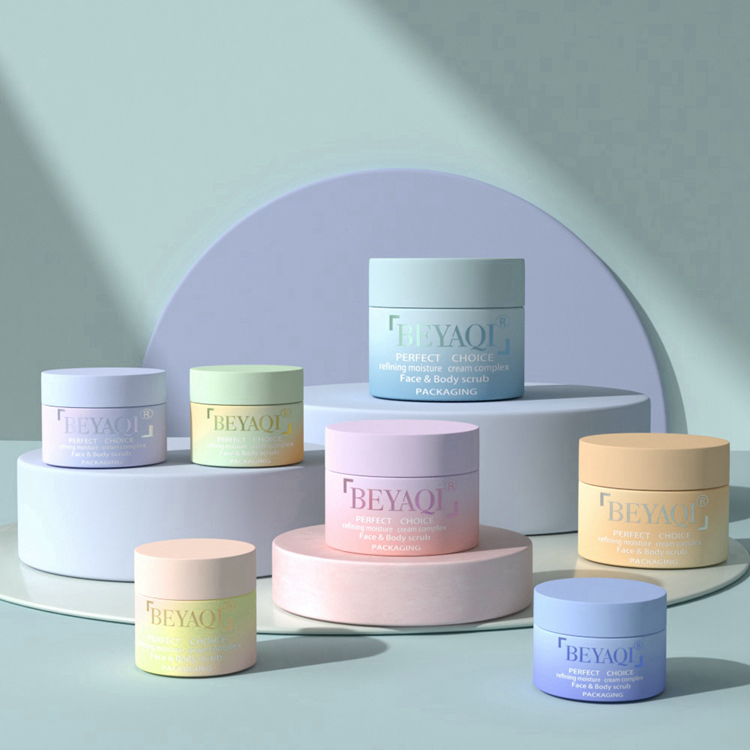 Eco Friendly Factory Wholesale Glass Cosmetic 20g 30g Colored Glass Cosmetic Jars Cream Jars Luxury