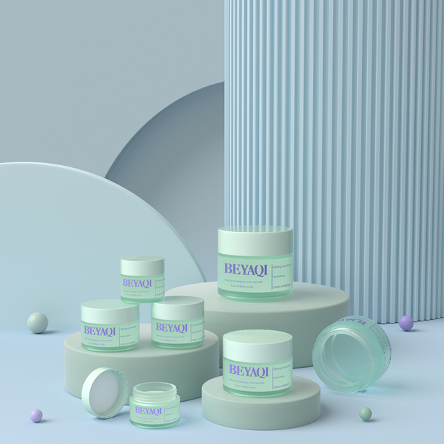 Luxury Skincare Eco Friendly Cosmetic Glass 30g Cosmetic Jar Customizable Cosmetic Jars Cosmetic Jar Glass