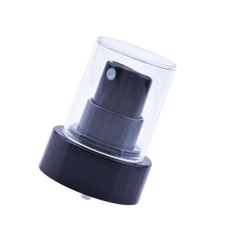 Manufacturer 24mm Black Cosmetic Press Liquid Foundation Pump Plastic Treatment Pump,20/410 Treatment Pump Black