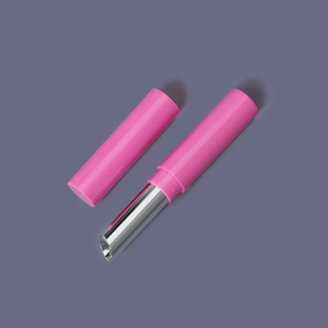 New Cosmetics Packaging Wholesale 3.5g Plastic Elegant Round Empty Lipstick Tube Custom Label 