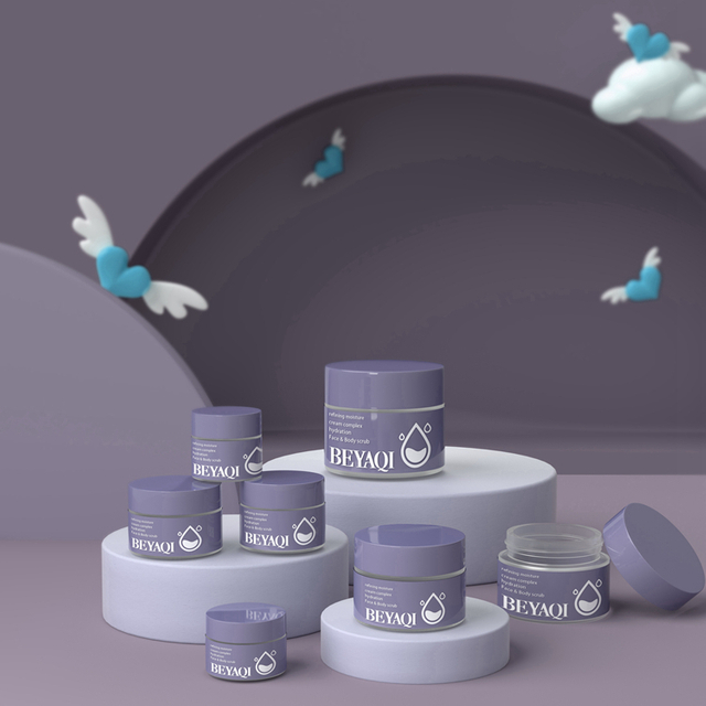 Luxury Glass Face Cream Cosmetic Eco Friendly 20g 50g Cosmetic Empty Jar Empty Cosmetic Jars