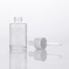 Wholesale OEM Clear Skin Care Serum Essential Oil 30 Ml Glass Dropper Bottle,Oil Dropper Bottle Flask with Black Dropper