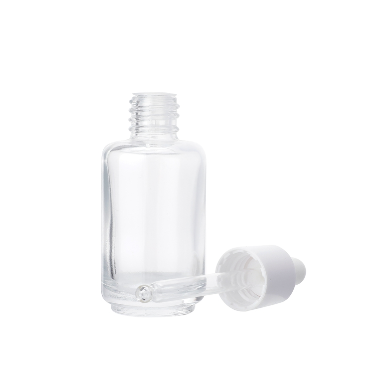 Factory Empty Glass Face Skincare Serum Dropper Bottles 30ml Essential Oil Dropper Bottle