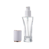 Wholesale 30ml Square Cosmetic Packaging Frosted Empty Serum Lotion Foundation Glass Bottle with Pump Cream