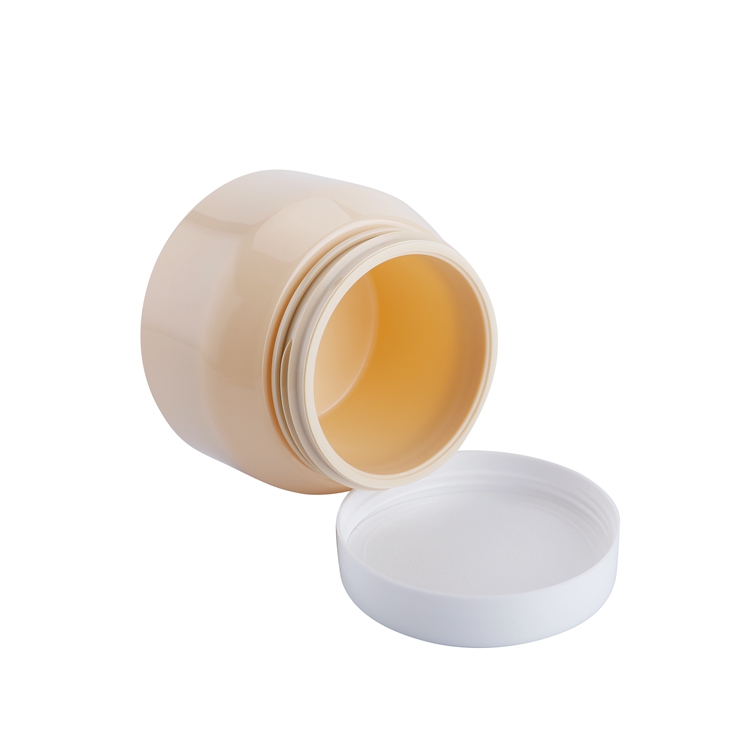 Empty Cosmetic Eye Cream Container Luxury PET 100ml Cream Jar with Lid Cosmetic Containers