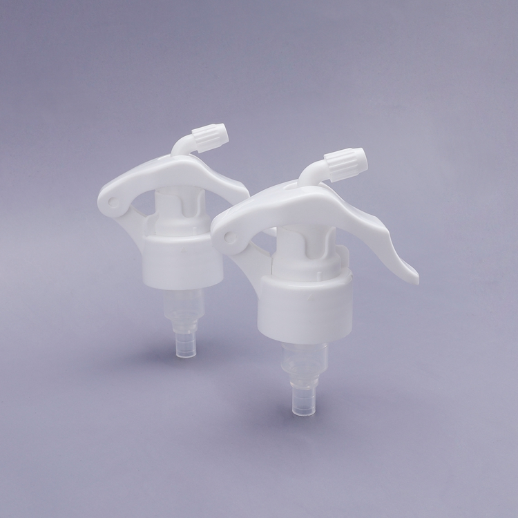 Free Sample Chemical Resistant 28/410 All Plastic Mini Trigger Sprayer White Mini Trigger Sprayer 