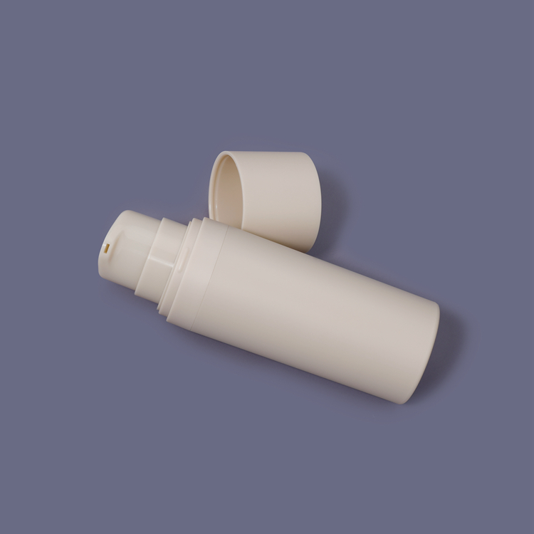 Customs logo high end PET PP refillable 30ml 50ml replaceable body cosmetic skin care serum airless bottle