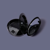 OEM ODM Logo Special Design Cosmetic Two Layers Custom Logo Plastic Empty Round Blush Compact Powder Case with Mirror