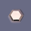 Compact Manufacturer Cosmetic Packaging Hexagonal Highlight Box DIY Rose Gold Empty Blush Powder Case