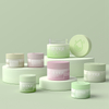 Eco Friendly Factory Wholesale Glass Cosmetic 20g 30g Colored Glass Cosmetic Jars Cream Jars Luxury