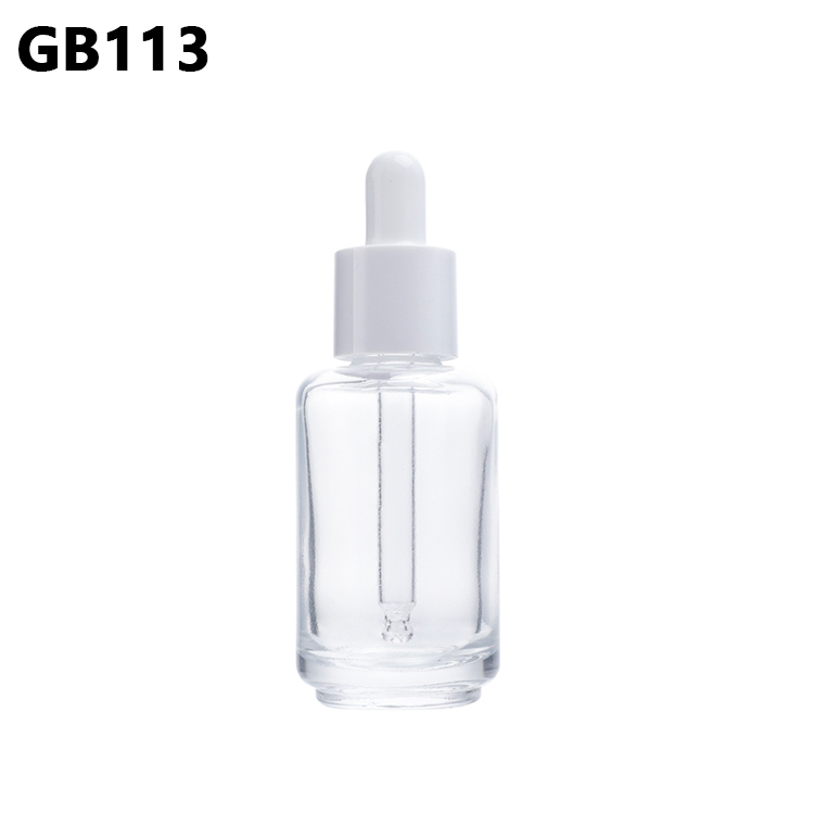 Factory Empty Glass Face Skincare Serum Dropper Bottles 30ml Essential Oil Dropper Bottle