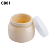 Empty Cosmetic Eye Cream Container Luxury PET 100ml Cream Jar with Lid Cosmetic Containers