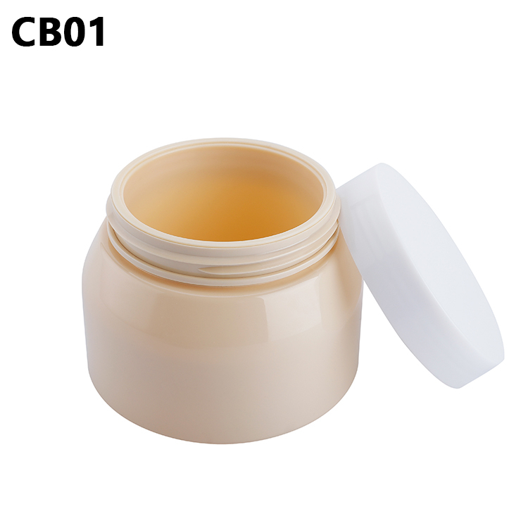 Empty Cosmetic Eye Cream Container Luxury PET 100ml Cream Jar with Lid Cosmetic Containers