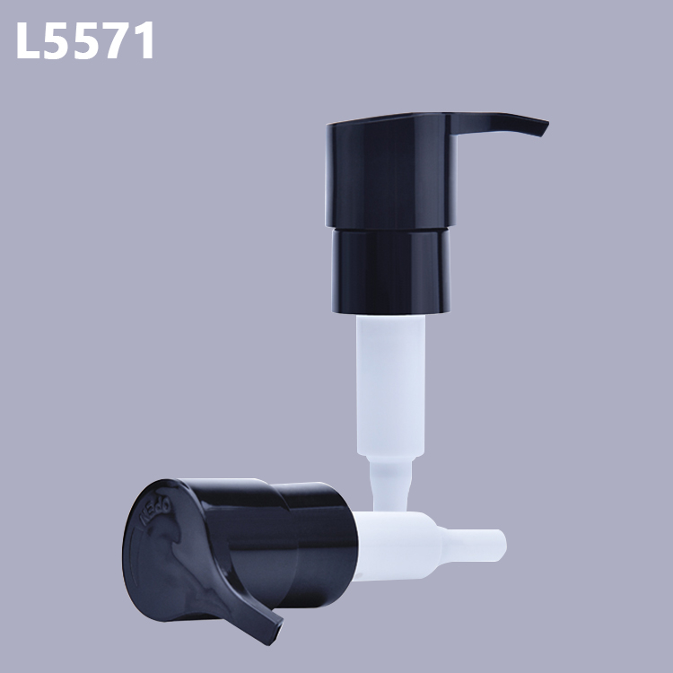 Custom Black Plastic Dispenser 24/410 Eye Body Cosmetic Packaging Foundation Oil Cream Treatment Pump