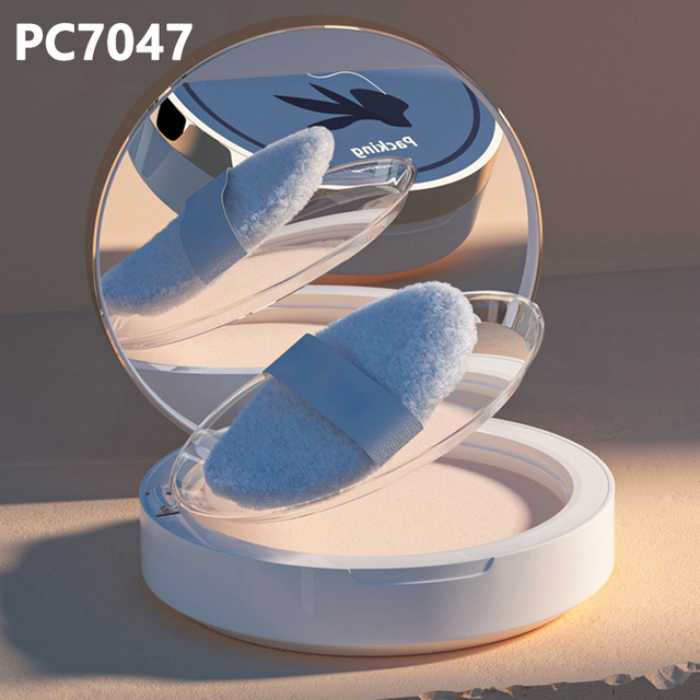 Wholesale Private Label Luxury Loose Powder Case With Mirror 10g ABS Empty Compact Powder Case