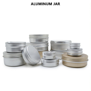 Custom Wholesale Aluminum Can Round Cosmetic Cream Candy Spice Pill Mint Small Metal Mini Tin Box with Screw Lid