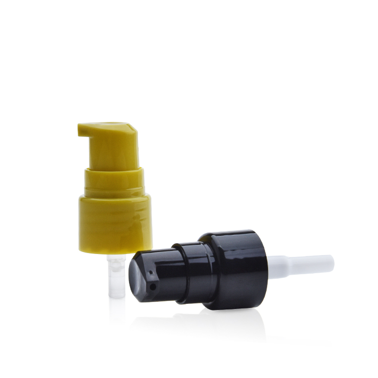Custom 18/410 20/410 24/410 Full Cap Cosmetic Treatment Plastic Pump Cream Matt Cream Pump 