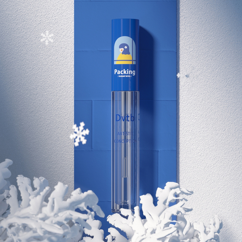 Cosmetic high-quality 4ml lip gloss containers tube packaging lip gloss tubes clear