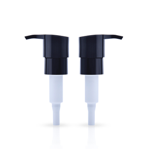 Custom Black Plastic Dispenser 24/410 Eye Body Cosmetic Packaging Foundation Oil Cream Treatment Pump