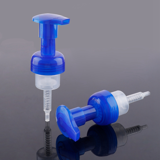 Wholesale Private Label Custom Printing Custom Size of The Bottle Refillable Built-in Spring Used for Liquid Soap 0.8±0.10cc 1.6±0.10cc 40/400 Good Quality Plastic Foam Pressure Pump