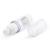 Professional Manufacture Skin Care Cream Cosmetic Bottle Plastic 15ml 30ml Airless Pump Bottle
