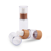 Wholesale Luxury Packaging Bamboo Bottle 15ml 30ml 50ml Cosmetic Airless Pump Bottle