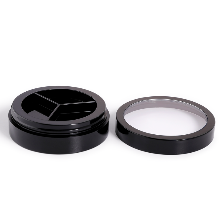 3 Color Pans Eyeshadow Case Private Label Concealer Packaging Container Empty Concealer Palette