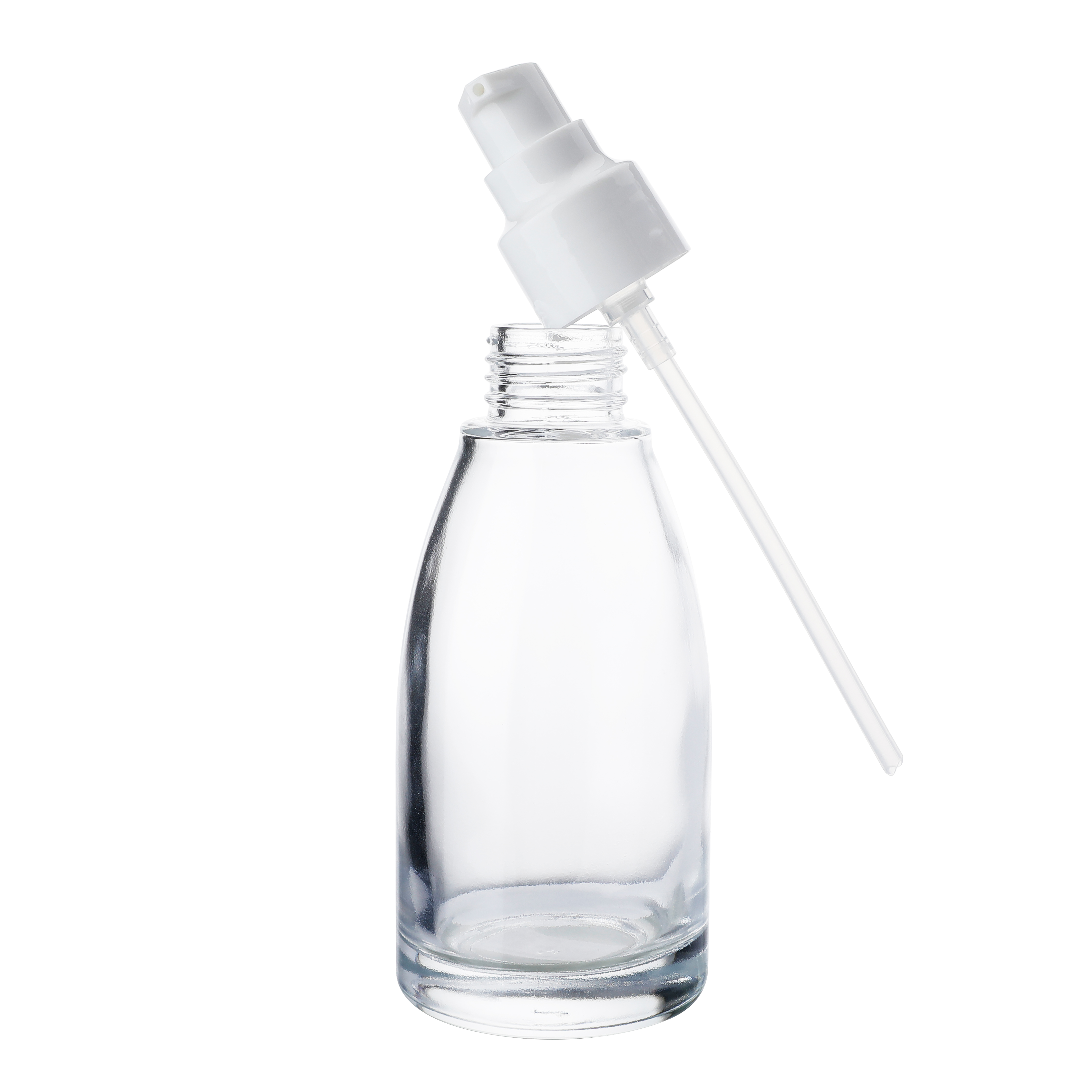 High Quality Eco-friendly Custom Label And Volume 30ml 50ml 100ml 120ml Screw Lid Clear Multipurpose Empty Cream Liquid Perfume Empty Glass Bottles with Lids