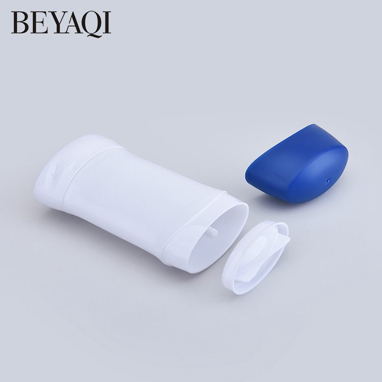 Factory Wholesale 50g 80g Solid Empty Deodorant Container Round Matte Cosmetic Cream Jars Deodorant Stick Container