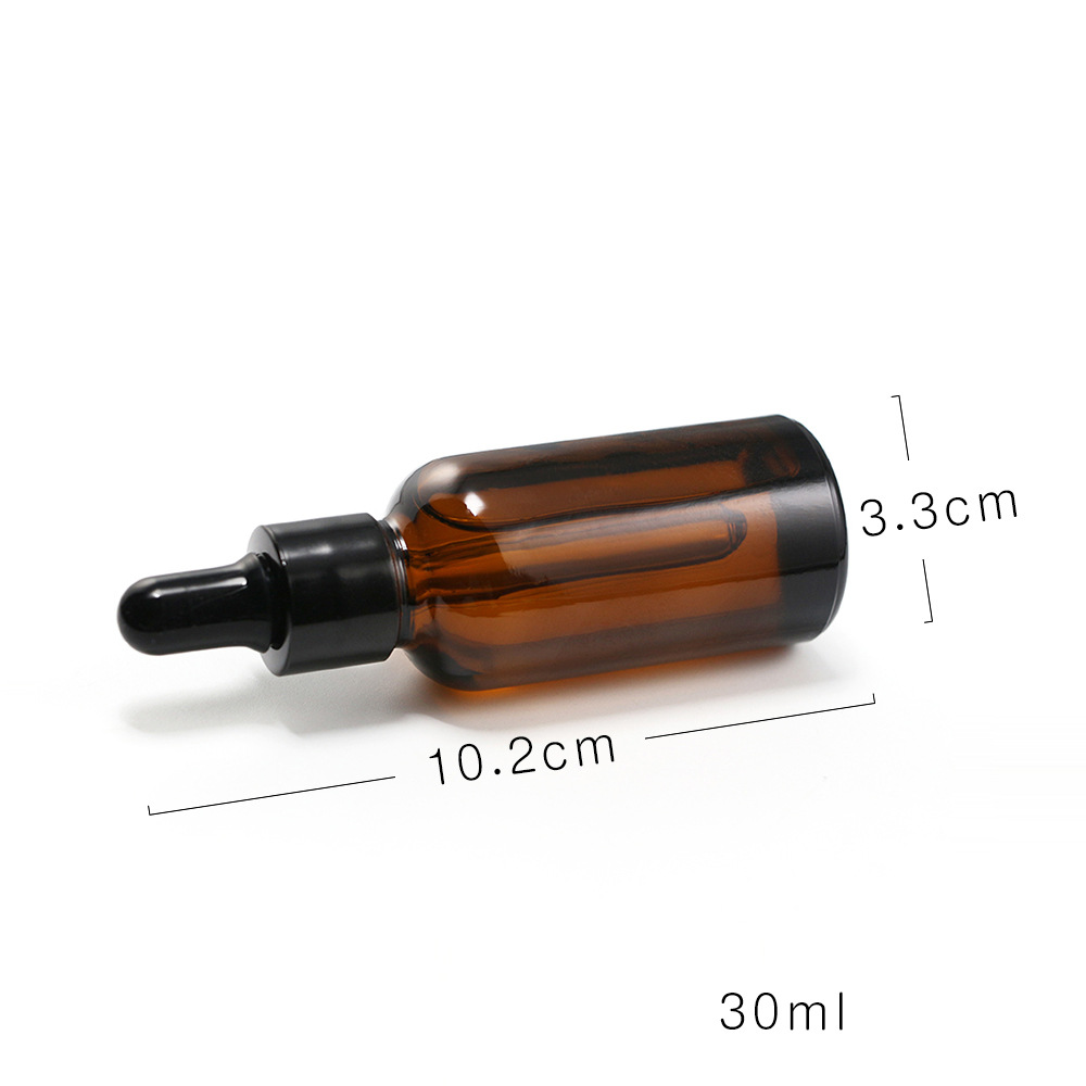 Reusable 5ml-100ml Portable Travel Lotion Storage Essential Oil Glass Dropper Bottle