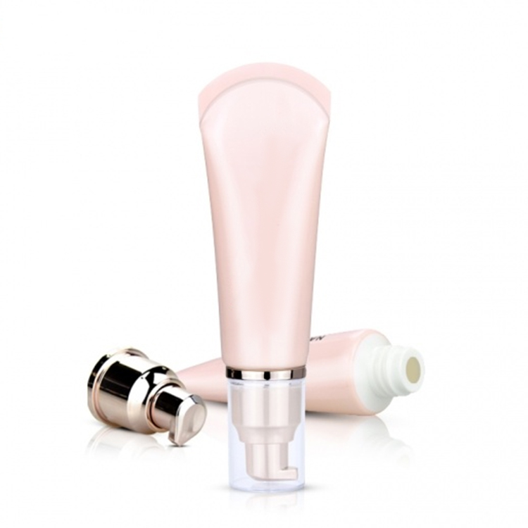 10g 15g 25g 30g Customized White Soft Cosmetic Tube 15ml With Airless Pump