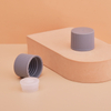 High Quality Customizable Color Logo 24mm Gray Ribbed Side Cosmetic Bottle Lid 24/410 PP Plastic Lotion Bottle Screw Cap