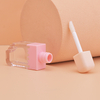 3.5ml Pink Cute Mini Lip Gloss Empty Bottle Wholesale Cosmetic Packaging Container Unique Ice Cream Empty Lip Gloss Tube