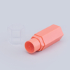 OEM/ODM 7g ABS Plastic Hexagon Shape Custom Logo Lipstick Tube Concealer Stick Container Twist-up Empty Plastic Stick Tube